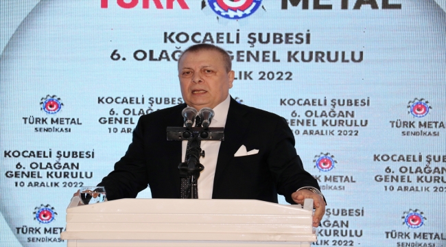 TÜRK-İŞ Genel Sekreteri Pevrul Kavlak, Kocaeli'de konuştu
