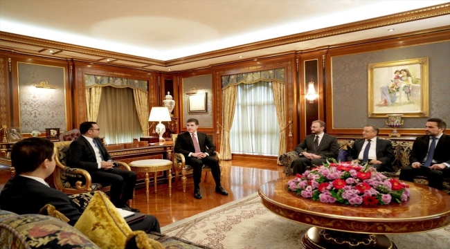Türkiye'nin Erbil Başkonsolosu Yakut, IKBY Başkanı Barzani ile görüştü