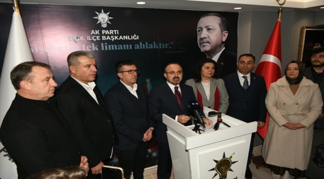 AK Parti Grup Başkanvekili Turan, Çanakkale'de konuştu
