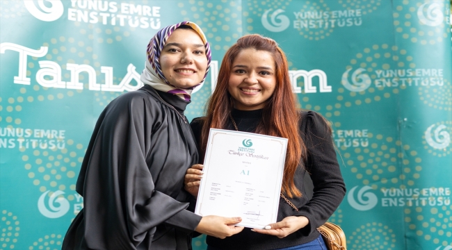 Arjantinli öğrencilerin Türkçe sertifika heyecanı