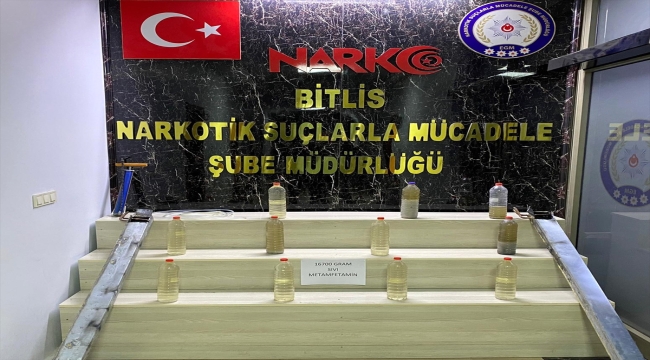 Bitlis'te 16 kilo 700 gram sentetik uyuşturucu ele geçirildi