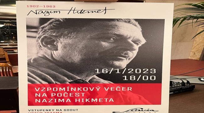 Çekya'da Nazım Hikmet'i anma programı düzenlendi