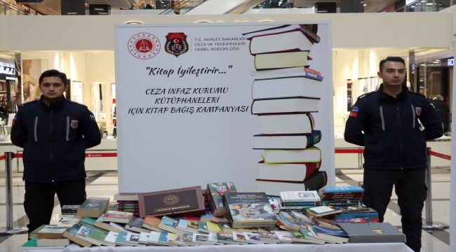 Doğu Marmara ve Batı Karadeniz'de ceza infaz kurumlarındaki kütüphanelere kitap bağışlandı