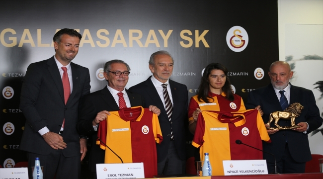 Galatasaray Kulübü ile Tezmarin firması arasında sponsorluk anlaşması yapıldı