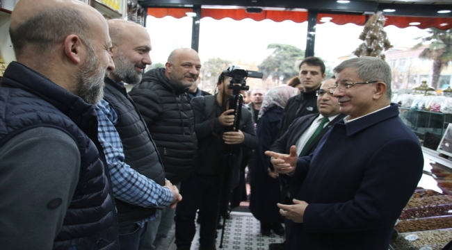 Gelecek Partisi Genel Başkanı Davutoğlu, Tekirdağ'da ziyaretlerde bulundu 