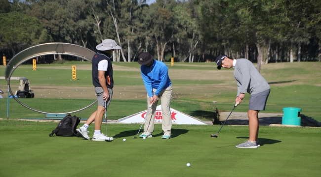 Golf Milli Takımı'nın aday kadrosu Antalya'da kampa girdi