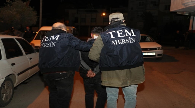 Mersin'de terör örgütü PKK/YPG operasyonunda 8 zanlı yakalandı