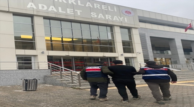 Kırklareli'nde firari terör hükümlüsü yurt dışına kaçmaya çalışırken yakalandı