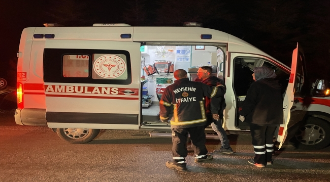 Nevşehir'deki kazada 2 kişi yaralandı