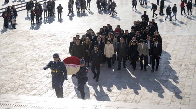 TDPV Türk Dünyası Gençlik Konseyi, Anıtkabir'i ziyaret etti