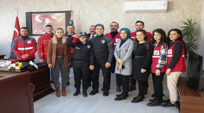 Yozgat'ta özel öğrencinin polislik hayali bir günlüğüne gerçek oldu