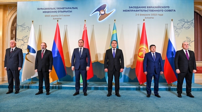 Avrasya Ekonomik Birliğine üye ülkelerin hükümet başkanları Kazakistan'da toplandı