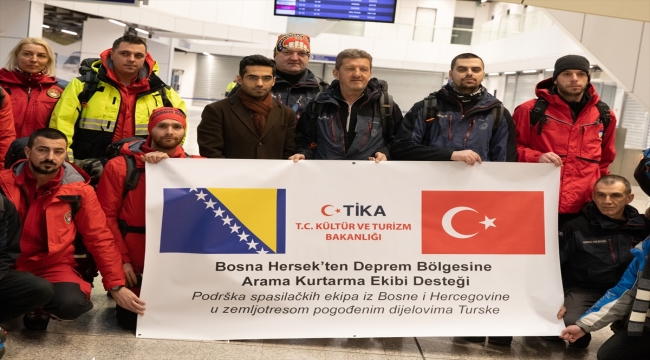 Avrupa'dan Türkiye'ye arama kurtarma ekipleri gelmeye devam ediyor