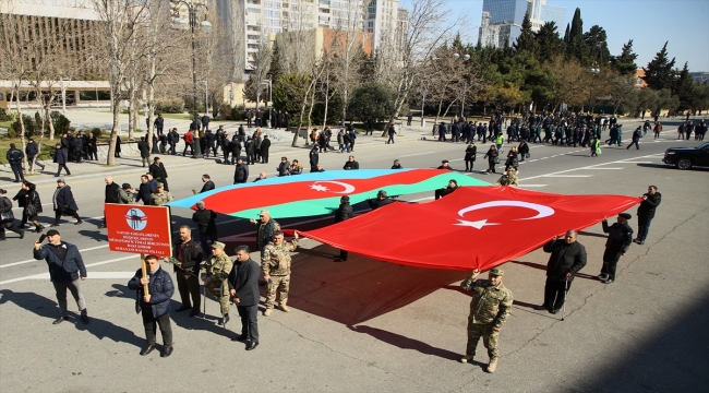 Azerbaycan'da Hocalı Katliamı kurbanları anılıyor