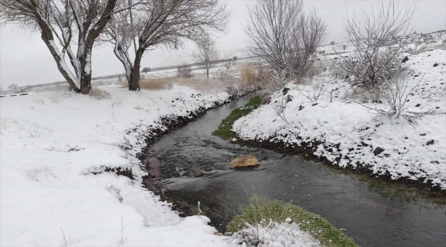 Burdur kar yağışının ardından beyaza büründü