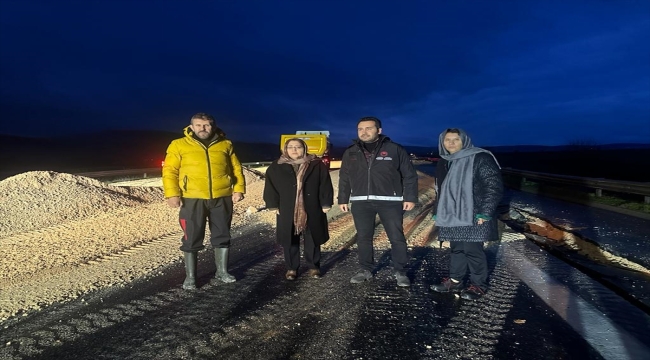 Deprem nedeniyle zarar gören TAG Otoyolu onarılıyor 