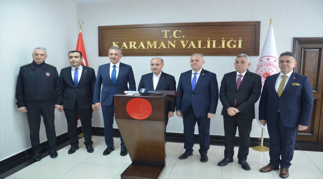 Emniyet Genel Müdürü Aktaş, Karaman'da incelemelerde bulundu