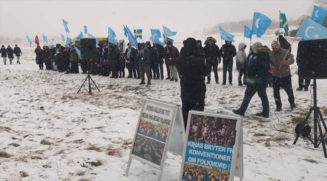 İsveç'te Gulca katliamı protesto edildi