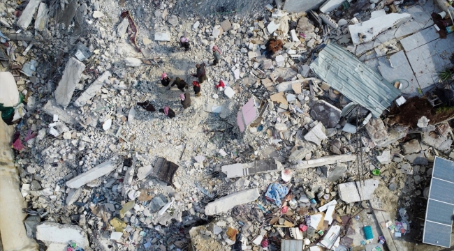 Kahramanmaraş merkezli depremlerden etkilenen Suriye'de can kayıpları artıyor