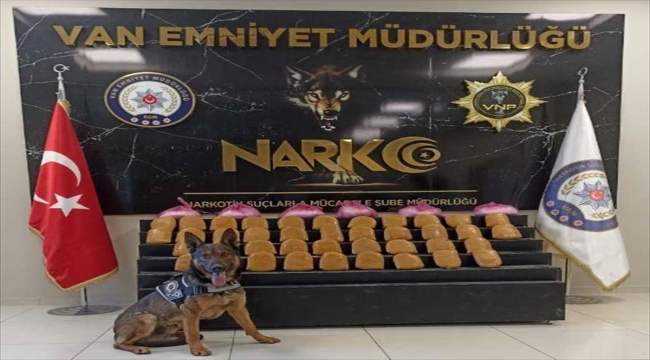 Van'da 61 kilo 30 gram uyuşturucu ele geçirildi