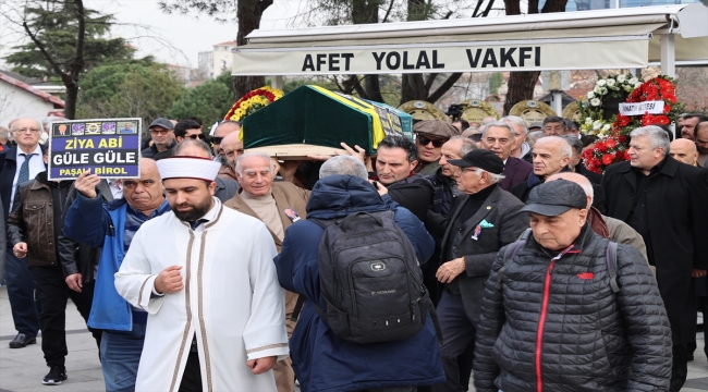 Ziya Şengül son yolculuğuna uğurlandı