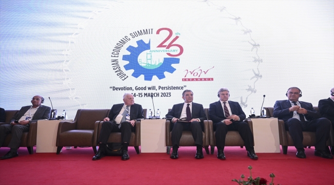 11. Cumhurbaşkanı Gül, 26. Avrasya Ekonomi Zirvesi'nde konuştu