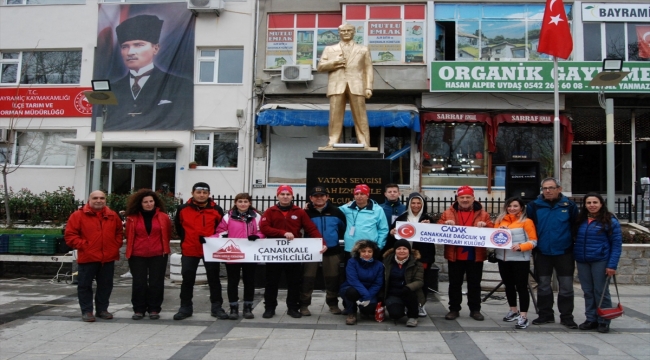 "18 Mart Çanakkale Şehitlerini Anma Tırmanışı" yarın yapılacak