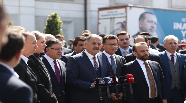 AK Parti Genel Başkan Yardımcısı Mehmet Özhaseki temayül yoklamasında konuştu