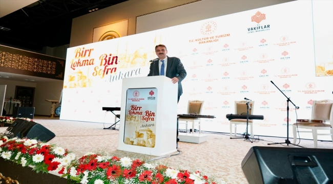 Ankara'da "Birr Lokma Bin Sofra" iftar programı düzenlendi