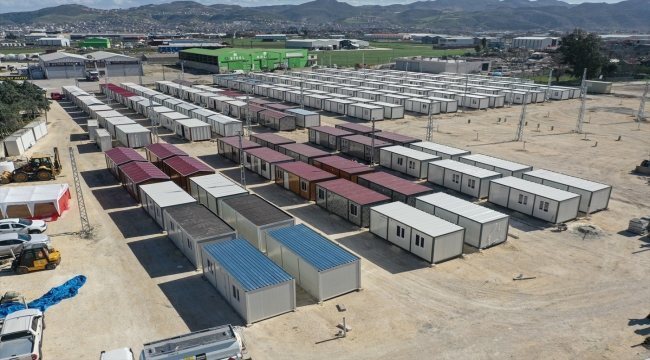 Avrupa'da yaşayan Türklerden Hatay'da depremzedeler için 100 konteynerlik yaşam alanı
