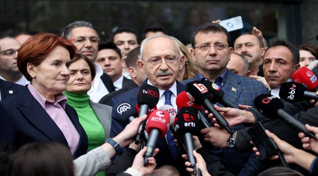 CHP Genel Başkanı Kılıçdaroğlu'ndan İYİ Parti'ye "geçmiş olsun" ziyareti