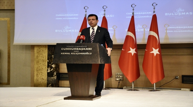 Cumhurbaşkanı adayı Kılıçdaroğlu, Konya'da iftar programında konuştu