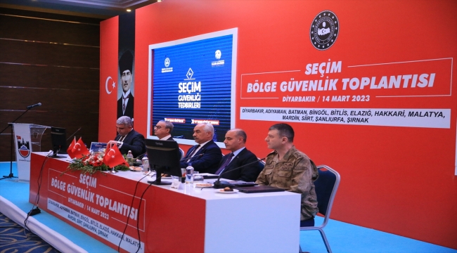 Diyarbakır'da "Seçim Bölge Güvenlik Toplantısı" yapıldı