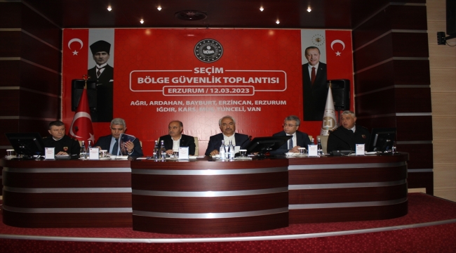 İçişleri Bakan Yardımcısı Ersoy, Erzurum'da "Seçim Bölge Güvenlik Toplantısı"nda konuştu