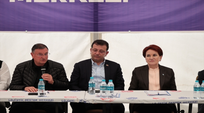 İYİ Parti Genel Başkanı Akşener, Hatay'da depremzedeleri ziyaret etti