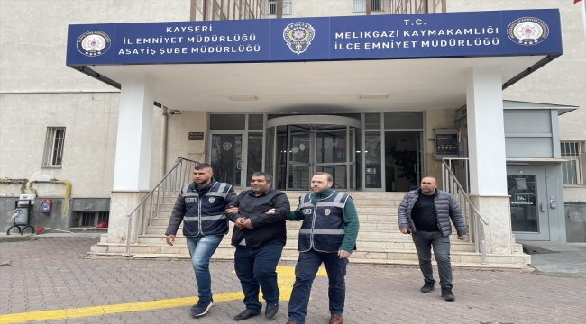 Kayseri'de 10 yıl kesinleşmiş hapis cezası bulunan hükümlü yakalandı