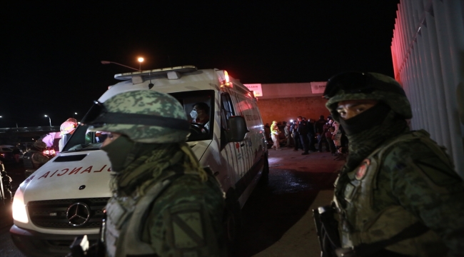 Meksika'da göçmen gözetim merkezinde çıkan yangında 39 kişi öldü