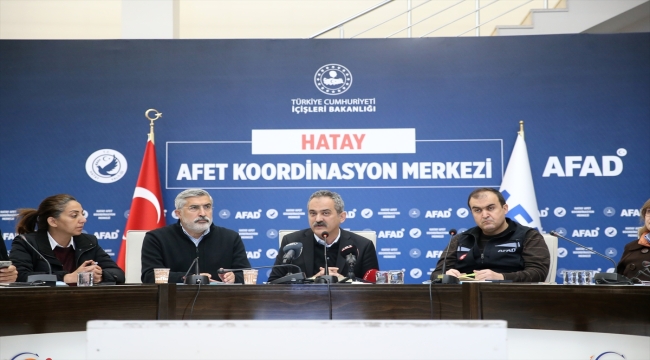 Milli Eğitim Bakanı Özer, Hatay'da konuştu