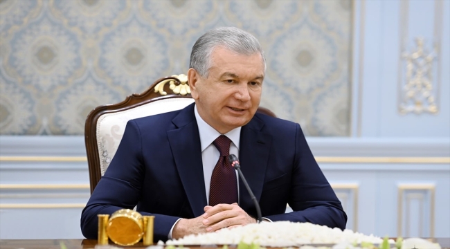 Özbekistan Cumhurbaşkanı Mirziyoyev, Sincan Uygur Özerk Bölgesi Yöneticisi Ma'yı kabul etti