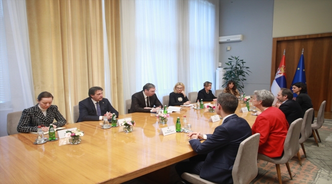 Sırp lider Vucic, AB Komisyonunun İçişlerinden Sorumlu Komiseri Johansson ile görüştü