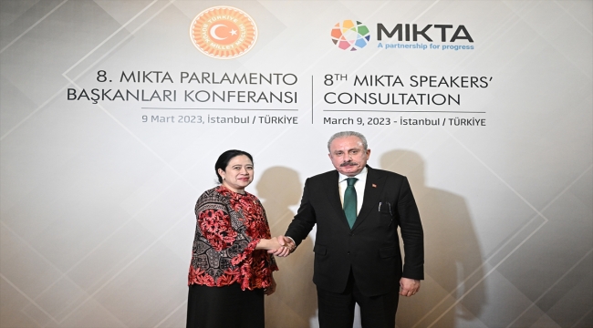 TBMM Başkanı Şentop, MIKTA 8. Parlamento Başkanları Konferansı oturumlarında konuştu