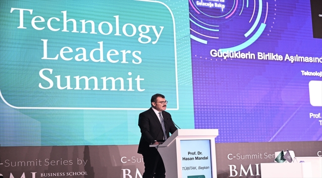 TÜBİTAK Başkanı Mandal, Teknoloji Liderleri Zirvesi'nde konuştu