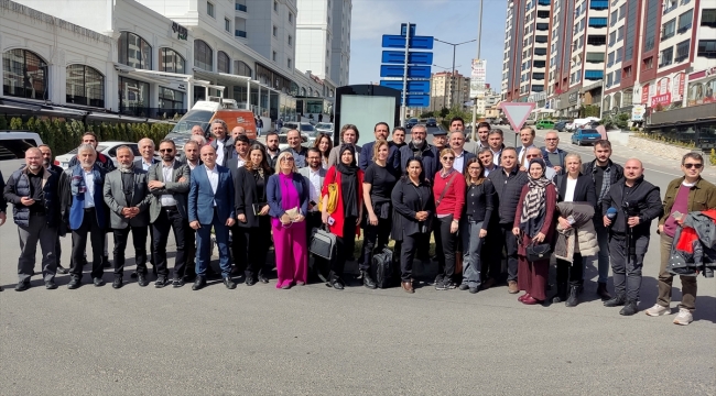 Ulusal ve yerel basın temsilcileri Kahramanmaraş'ta incelemede bulundu
