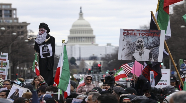 Washington'dan İran'daki protestolara destek yürüyüşü