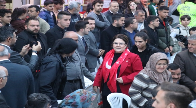 Aile ve Sosyal Hizmetler Bakanı Yanık, Osmaniye'de iftarda konuştu