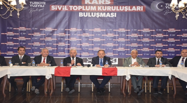 AK Parti Genel Başkan Yardımcısı Özhaseki, Kars'ta STK buluşmasında konuştu