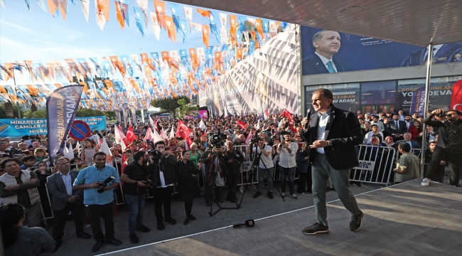 AK Parti'li Ömer Çelik, Adana'da seçim bürosu açılışında konuştu