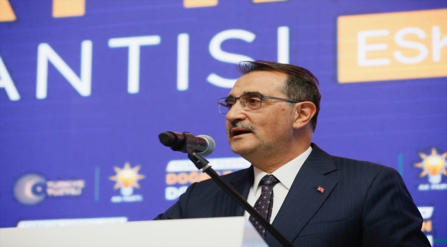 Bakan Fatih Dönmez, Eskişehir'de aday tanıtım programında konuştu