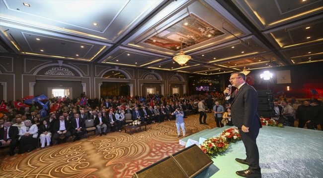 Bakan Kasapoğlu, İzmir'de AK Parti milletvekili adayları tanıtım toplantısında konuştu