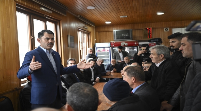 Bakan Murat Kurum, Sancaktepe'de vatandaşlara hitap etti